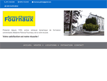 Tablet Screenshot of immo-fournaux.com